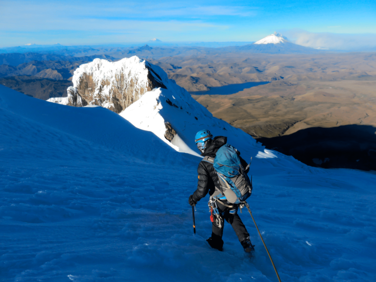 climbing antisana in ecuador