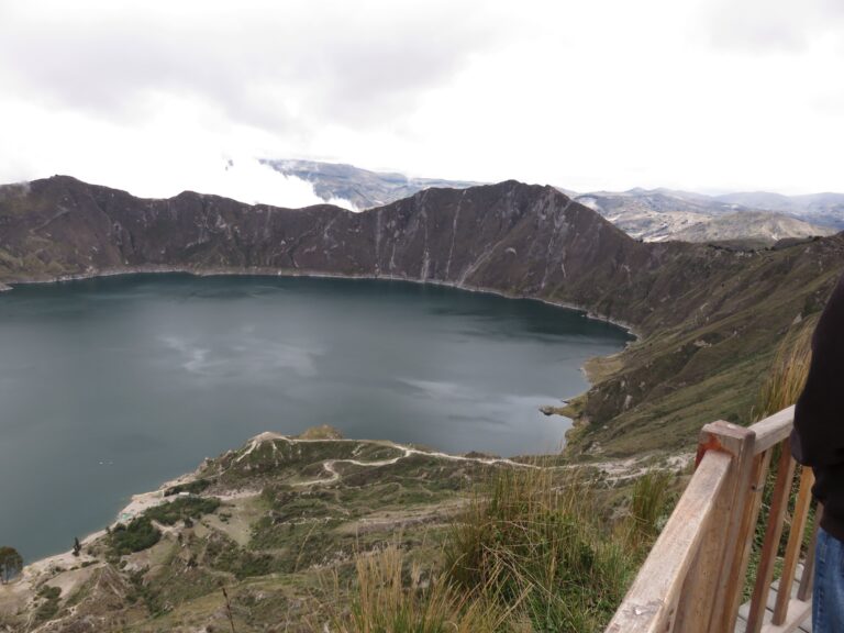 Quilotoa in ecuador lakes